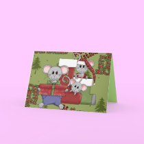 Weihnachts-Maus karten