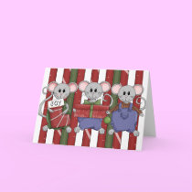 Weihnachts-Maus karten