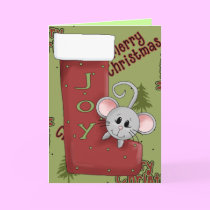 Weihnachts-Maus karten