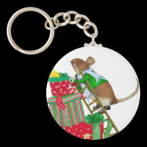 Christmas Mouse  Keychain keychains