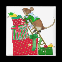 Christmas Mouse  Magnet magnets