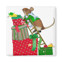 Christmas Mouse magnets by MANolan Christmas Mouse magnets