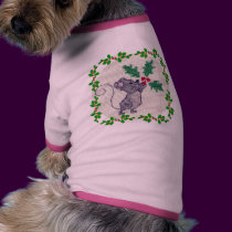 Christmas Mouse Pet Shirt pet clothing by naturegirl7 Christmas Mouse Pet Shirt pet clothing