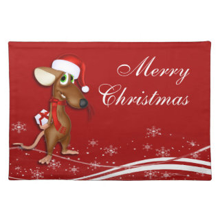Christmas Mouse Placemats