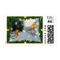 Christmas Mouse Postage postage
