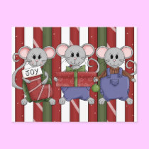 Weihnachts-Maus postkarten