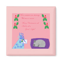 Christmas Mouse magnets