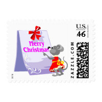 christmas mouse t stamp