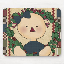 Christmas Mousepad: Simple Joys Annie by HissyFitGifts Christmas Mousepad: Simple Joys Annie