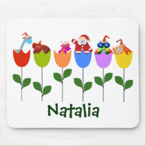 Christmas mousepad: Tulips II