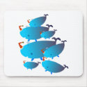 Christmas Mousepad: Whales by adellaandmella Christmas Mousepad: Whales