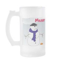 Christmas Mug with Snowmen by hazengraphics Christmas Mug with Snowmen
