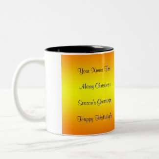 Christmas mugs - African sunset, customize mug