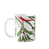 Christmas mugs - mistletoe