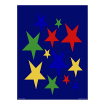 Christmas Multi Stars posters by lonvig Christmas Multi Stars posters