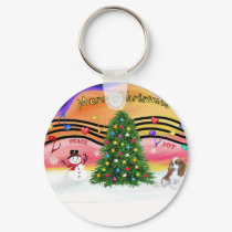 Christmas Music 2 - Cavalier (Blenheim F) keychains