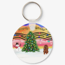 Christmas Music 2 - Cavalier (Ruby) keychains