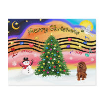 Christmas Music 2 - Cavalier (Ruby) postcards