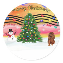 Christmas Music 2 - Cavalier (Ruby) stickers