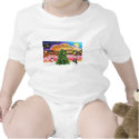 Christmas Music 2 - Cavalier (Tri) t-shirts by dogartchristmasgifts Christmas Music 2 - Cavalier (Tri) t-shirts