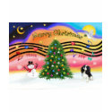 Christmas Music 2 - Cavalier (Tri) t-shirts by dogartchristmasgifts Christmas Music 2 - Cavalier (Tri) t-shirts