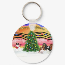 Christmas Music 2 - Cavaliers (four) keychains