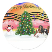 Christmas Music 2 - Cavaliers (four) stickers