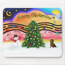 Christmas Music 2 - Dachshund (  ) mousepads
