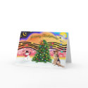 Christmas Music 2 - German Shepherd 1 card