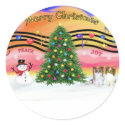 Christmas Music 2 - Papillons (2-Sable-fawn) stickers