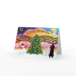 Christmas Music 2 - Poodles (2 Standard) cards