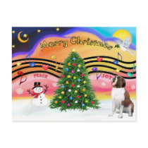 Christmas Music 2 - Saint Bernard 1 postcards