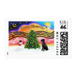 Christmas Music 2 - Schnauzer (Giant black) postage