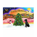 Christmas Music 2 - Schnauzer (Giant black) t-shirts by dogartchristmasgifts Christmas Music 2 - Schnauzer (Giant black) t-shirts