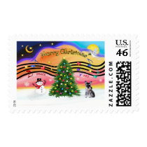 Christmas Music 2 - Schnauzer Puppy Postage