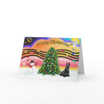 Christmas Music 2 - Scottish Terrier cards by dogartchristmasgifts Christmas Music 2 - Scottish Terrier cards