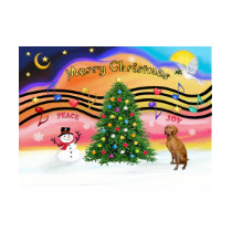 Christmas Music 2 - Vizsla t-shirts