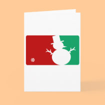 Christmas MVP Snowman logo cards