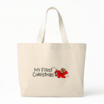 Christmas My First Christmas (Bear and Plane) Tote Bag