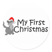 Christmas My First Christmas (Kitty) Stickers