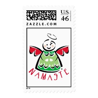 Christmas Namaste Angel Stamps stamp