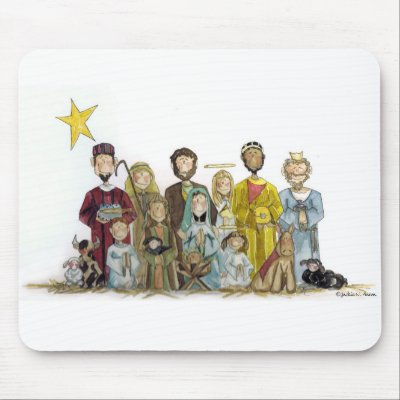 Christmas Nativity mousepads