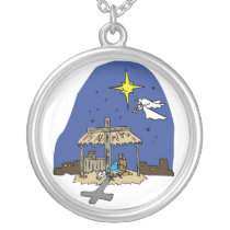 Christmas Nativity Necklace necklaces