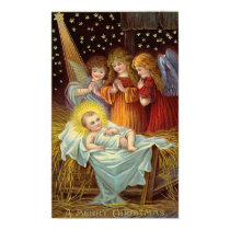 Christmas Nativity Scene posters