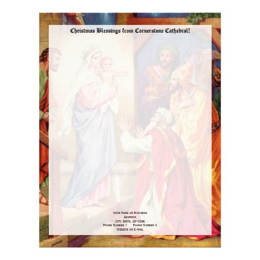 Nativity Letter Template Christmas Nativity Scene Wisemen Letterhead Zazzle Nativity Letter Template Christmas Nativity Scene Wisemen Letterhead Zazzle