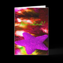 Christmas Navidad Purple Star II cards