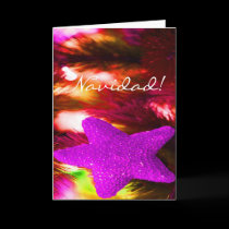 Christmas Navidad Purple Star III cards