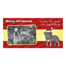 Christmas Neapolitan Mastiff Photo Card