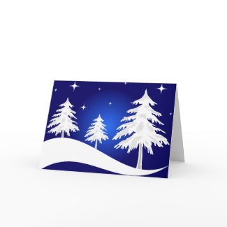 Christmas night - Card card