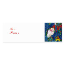 CHRISTMAS NIGHT GIFT TAG business cards by bulgan_lumini CHRISTMAS NIGHT GIFT TAG business cards
